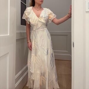 Temperley London Discontinued Clarisse Ruffle Dress